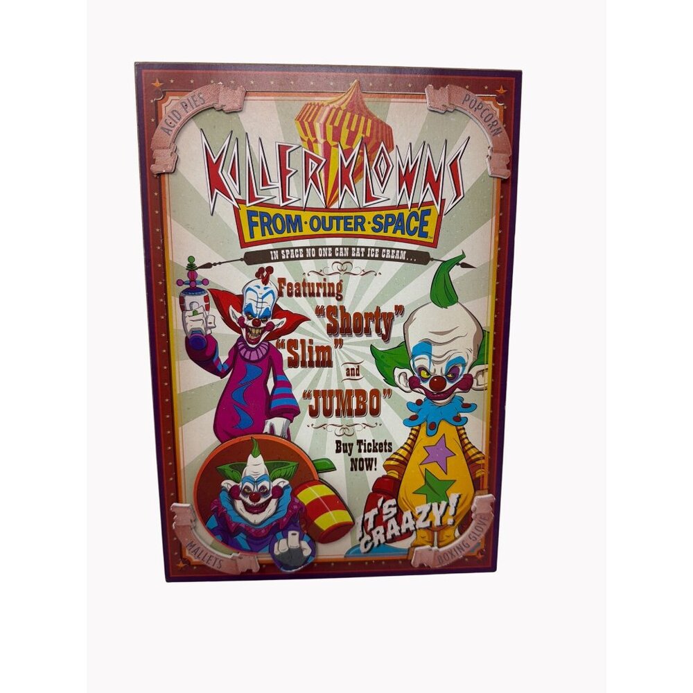 Killer Klowns From Outer Space 7x10 Wood Sign Collectible Spirit Halloween